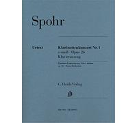 Clarinet Concerto no. 1 in C minor Op. 26 - clarinet and orchestra - piano reduction with solo part - ( HN 995 )