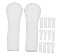 Clarinet Connecting Rod Repair Parts for Woodwind Key Mechanisms | 15 Piece Plastic Set, White Finish, Professional Band Rehearsal Fixes, Restore Playability Fast
