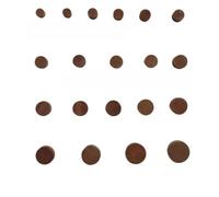 Clarinet Cork Pads Replacement Kit, Natural Cork Key Cushion Pads 17/18 Piece Set: Woodwind Key Contact Pads for Repair Maintenance - Clarinet Cork Replacement Set (18 Pieces Common)