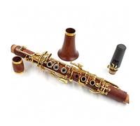 Clarinet Eb Tone Redwood Clarinet Good Sound Beginner Clarinet (Color : Gold plated keys)