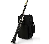 Clarinet for Beginner Bakelite Clarinet Black Wind Woodwind Instrument Performance-grade Semi-automatic C-key Clarinet With Beautiful Sound Student Clarinet Set