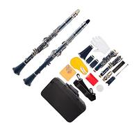 Clarinet for Beginner Professional Clarinet Bb ABS B Flat Clarinet Set 7 Color Option Bb 2.0/2.5/3.0 Strength Clarinet Reeds Clarinet Stand Student Clarinet Set (Color : Blue)