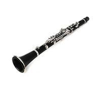 Clarinet for Beginner Saxophone Bb Clarinet Grenadilla Wood Body Barreland Bell,Nickel-plated Keys And Leather Case Student Clarinet Set