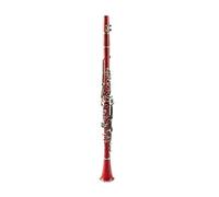 Clarinet G Tune 20-key Plastic Material Clarinet Playing Wind Instrument Beginner Clarinet (Color : Crimson)
