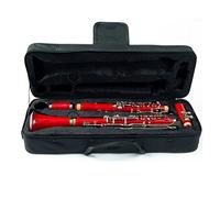Clarinet G Tune 20-key Plastic Material Clarinet Playing Wind Instrument Beginner Clarinet (Color : White)