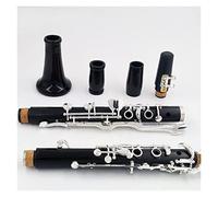 Clarinet G Tune Ebony Clarinet Silver Plated Keys Beginner Clarinet