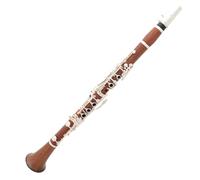 Clarinet Instrument B Flat Mahogany Body Silver Plated 17 Key Clarinet Instrument With Portable Case And Accessories