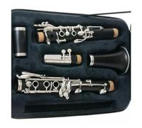 Clarinet Instrument Bakelite Tube Body Silver Plated Keys Clarinet 17 Keys Bb Tone Student Clarinet Included Case Mouthpiece