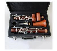 Clarinet Instrument High End Germany Style System 18 Key G Tone Clarinet Rosewood Body Silver Plated Keys Clarinet With Case