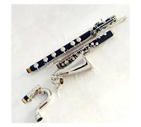 Clarinet Instrument Low E Bass Clarinet Bakelite Body Copper-Nickel Nickel Plated Keys Clarinet With Storage Case