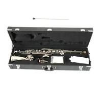 Clarinet Instrument Professional 21 Keys Low C Bass Clarinet Bakelite Body Silver Plated Keys Clarinet With Case And Accessories