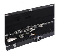 Clarinet Instrument Professional Bass Clarinet Low-e Bb Tone ABS Body Silver Plated Keys Clarinet With Case Accessories