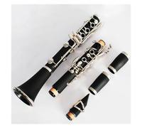 Clarinet Instrument Student Starter Clarinet Bakelite Body Nickel-plated Keys 17 Keys Bb Tone Clarinet With Case And Reed