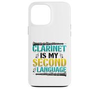 Clarinet Is My Second Language Carlinet Player Case for iPhone 13 Pro Max