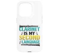 Clarinet Is My Second Language Carlinet Player Case for iPhone 15 Pro