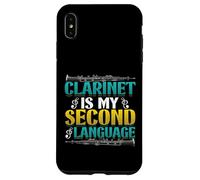 Clarinet Is My Second Language Carlinet Player Case for iPhone XS Max