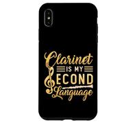 Clarinet Is My Second Language Carlinet Player Case for iPhone XS Max