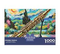 Clarinet Jigsaw Puzzles for Adults Gifts 1000 Piece Fun Challenging Home Decoration Brainteasing Musical Instruments Jigsaw Puzzle for Adults And Kids 38x26cm/1000pcs