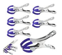 Clarinet Key Clamps 6 Piece Oboe Flute Button Repair Tool Clip Replacement