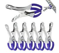 Clarinet Key Clamps 6 Piece Oboe Flute Button Repair Tool Clip Replacement