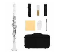 Clarinet Kit 17 Key Bb Clarinet Bakelite Colored Woodwind Alto Reed With Case Musical Instrument Parts(8)