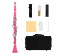 Clarinet Kit 17 Key Bb Clarinet Bakelite Colored Woodwind Alto Reed With Case Musical Instrument Parts(4)
