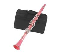 Clarinet Kit 17 Key Clarinet Bb Tone Tune Pink Bakelite Clarinet With Cloth Case Gloves Reeds Clip Woodwind Instrument Accessories