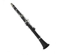 Clarinet Kit 17 Keys Wooden Clarinet With Strap Cloth B Flat Clarinet Black Orchestra Musical Instrument For Beginners
