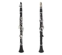 Clarinet Kit B Flat 17 Key Bakelite Clarinet Instrument Double Two Section Beginner Exam