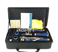 Clarinet Kit Bb Clarinet 17 Key Navy Blue