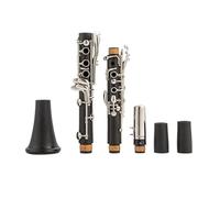 Clarinet Kit Clarinet B Flat Ebony Black Wind Instrument Beginner Exam Performance(Professional Ebony)