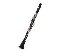 Clarinet Kit Clarinet B Flat Instrument Beginner Exam Performance ABS Bakelite Body Nickel Silver Plated(C)