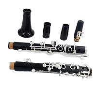 Clarinet Kit Clarinet G Tune Ebony Clarinet Silver Plated Keys Musical Instruments