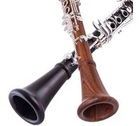 Clarinet Kit Clarinet Instrument 17 Key B Flat Ebony/mahogany Clarinet Instrument Beginner Professional Performance (Color : Ebony inner hoop)