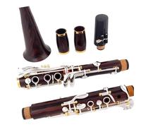 Clarinet Kit Wood Professional Clarinet Bb Redwood Silver Plated Keys