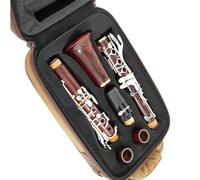 Clarinet Kit Wood Professional Clarinet Bb Redwood Silver Plated Keys Surface Material Nickel Silver