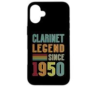 Clarinet Legend 1950 75 Years Musician Clarinet Player Case for iPhone 16 Plus