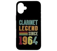 Clarinet Legend 1964 61 Years Musician Clarinet Player Case for iPhone 16 Plus