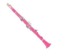 Clarinet Musical 17-key B flat silver-plated clarinet performance-level instrument pink clarinet is suitable for any performer