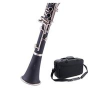 Clarinet Musical 17-key B-tuned Bakelite Clarinet B-flat 17-key Black Wind Instrument Beginner Entry-level Professional Performance