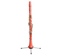 Clarinet Musical 17-key clarinet Bb ABS body colored clarinet(Pink)
