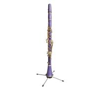 Clarinet Musical 17-key clarinet Bb ABS body colored clarinet(Purple)