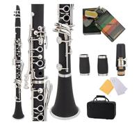 Clarinet Musical 17-key clarinet in B flat black wind instrument bakelite clarinet with luggage