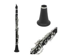 Clarinet Musical 17 Keys Wooden Clarinet B Flat Clarinet Black Orchestra Musical Instrument for Beginners