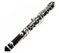 Clarinet Musical 17keys Silver plated Key c tone clarinet Black Flute frosted surface clarinet beginners favorite