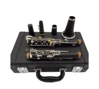 Clarinet Musical A Clarinets Professional Clarinet Silver Plated Keys 17 Keys With Case Mouthpiec Tube bodyforBAKELITE long life