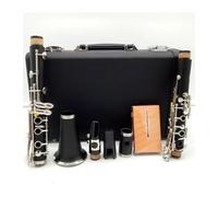 Clarinet Musical A tone Clarinets Professional Clarinet Silver Plated Keys 17 Keys With Case Mouthpiec School Orchestras Adults