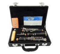 Clarinet Musical A tone Clarinets Professional Clarinet Silver Plated Keys 17 Keys With Case Mouthpiec School Orchestras Adults