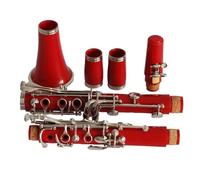 Clarinet Musical ABS Colour Nickel Plated Bb Clarinet 17key Penectrating and powerful sound