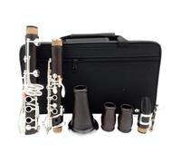 Clarinet Musical B flat 17 keys silver plated keys Clarinet Composite Wood Good material and sound